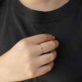 Tiny Birthstone Ring