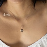 Fingerprint Oval Locket