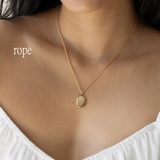 Birthflower Oval Locket