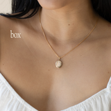 Fingerprint Oval Locket