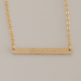 Petite Bar Necklace