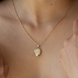 Birthflower Oval Locket